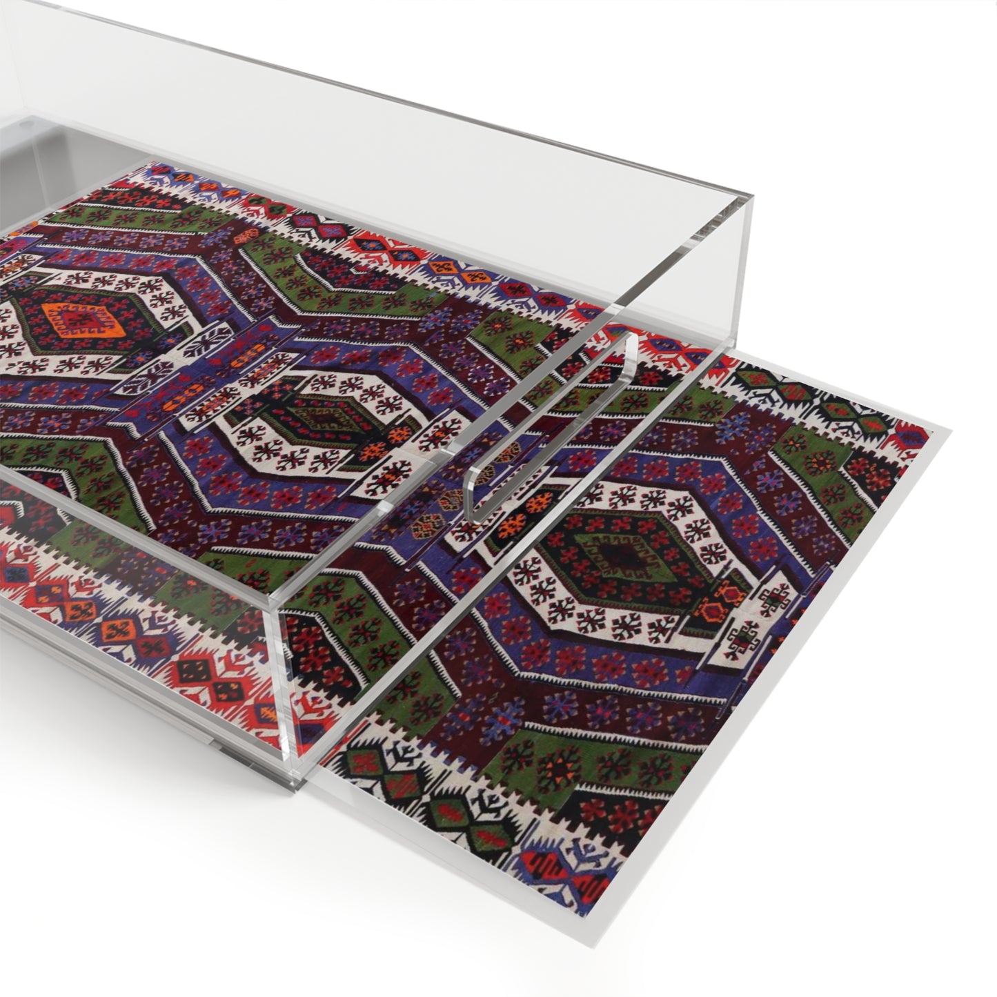 Colorful Purple Acrylic Serving Tray