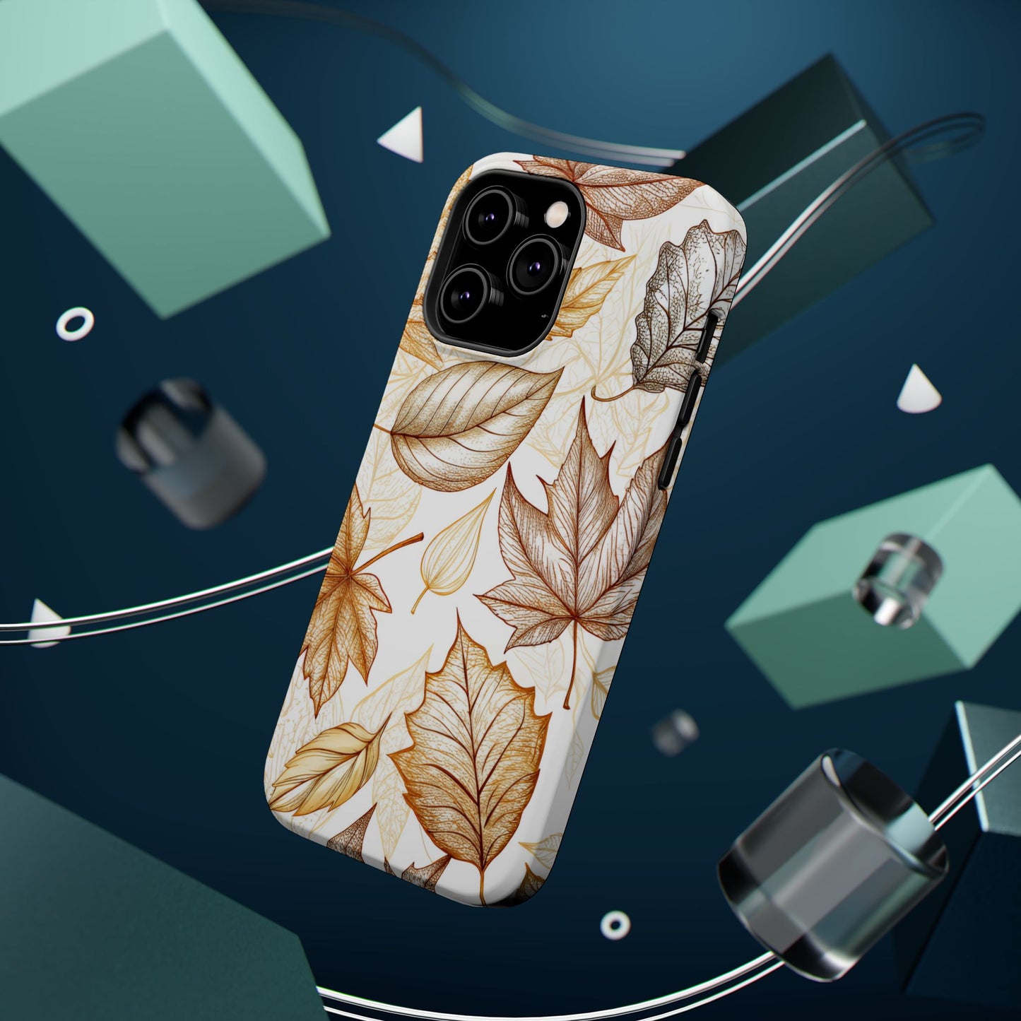 Fall leaves Design - Iphone Magnetic Tough Case