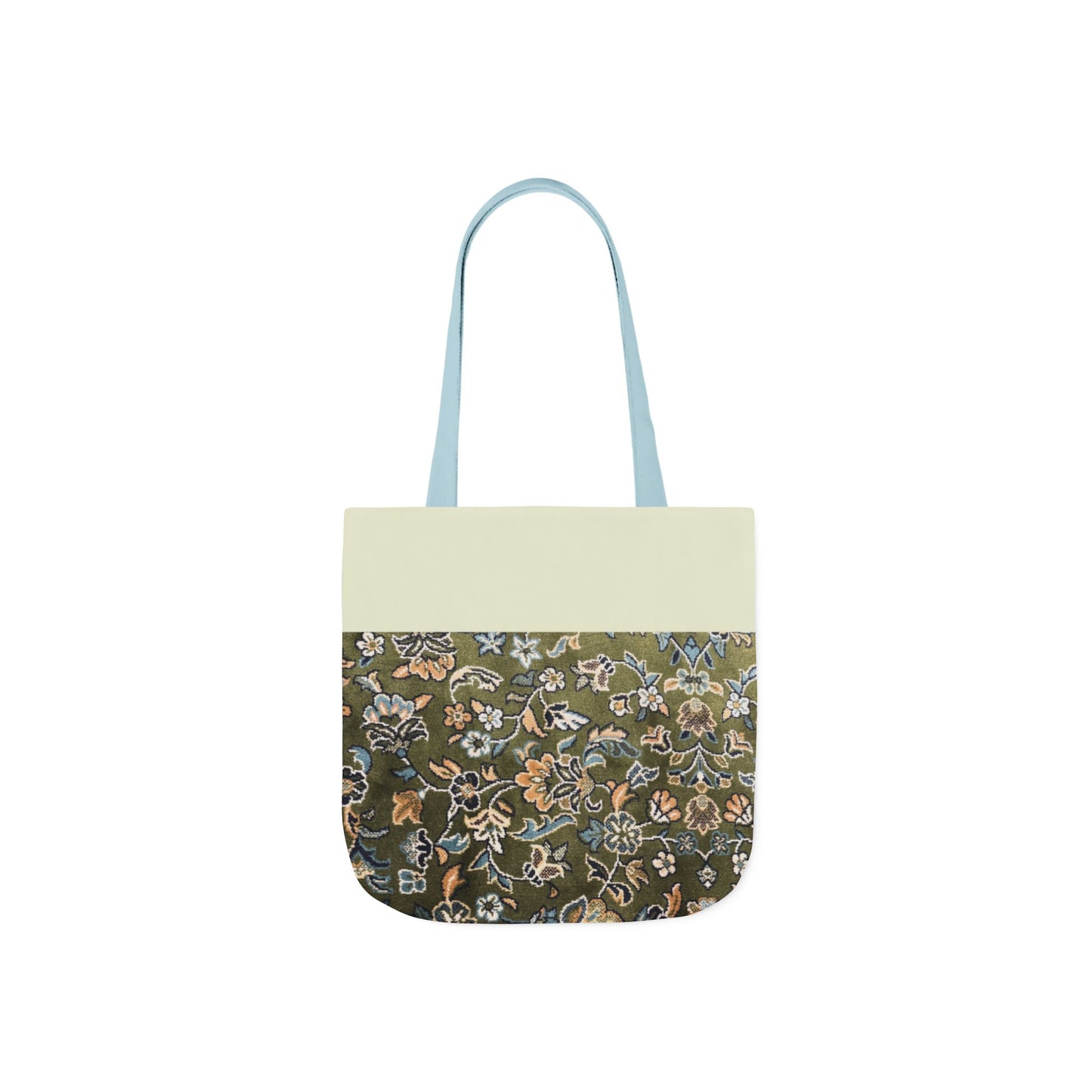 Rawdah Canvas Tote Bag, 3-Color Straps