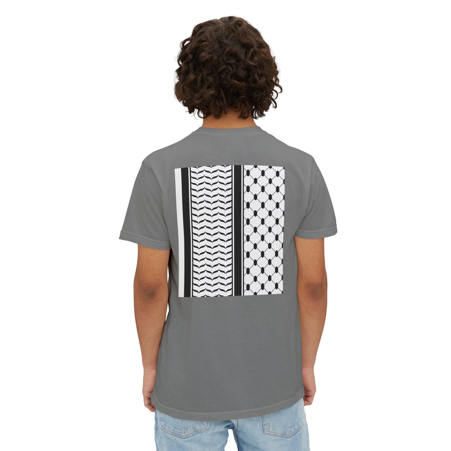 Hattah Black and White Stylish Graphic Pocket T-Shirt | Unisex| More Colors