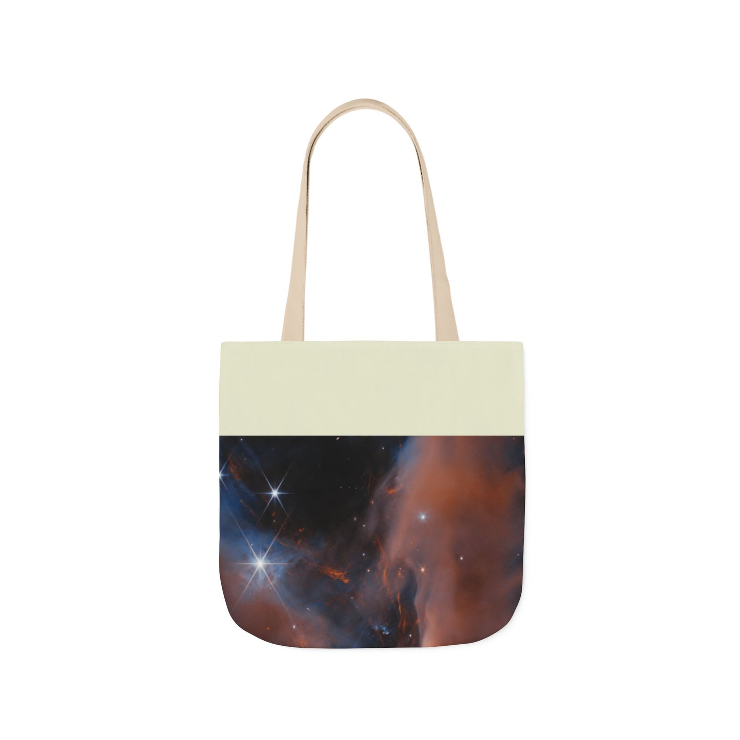 New-Born Star Canvas Tote Bag, 3-Color Straps