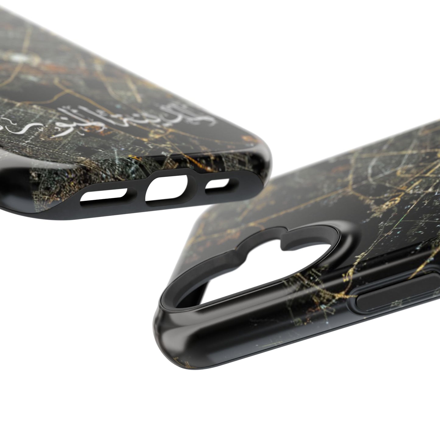 Al Madina Munawarah from Space - City of Lights- Iphone Magnetic Tough Cases