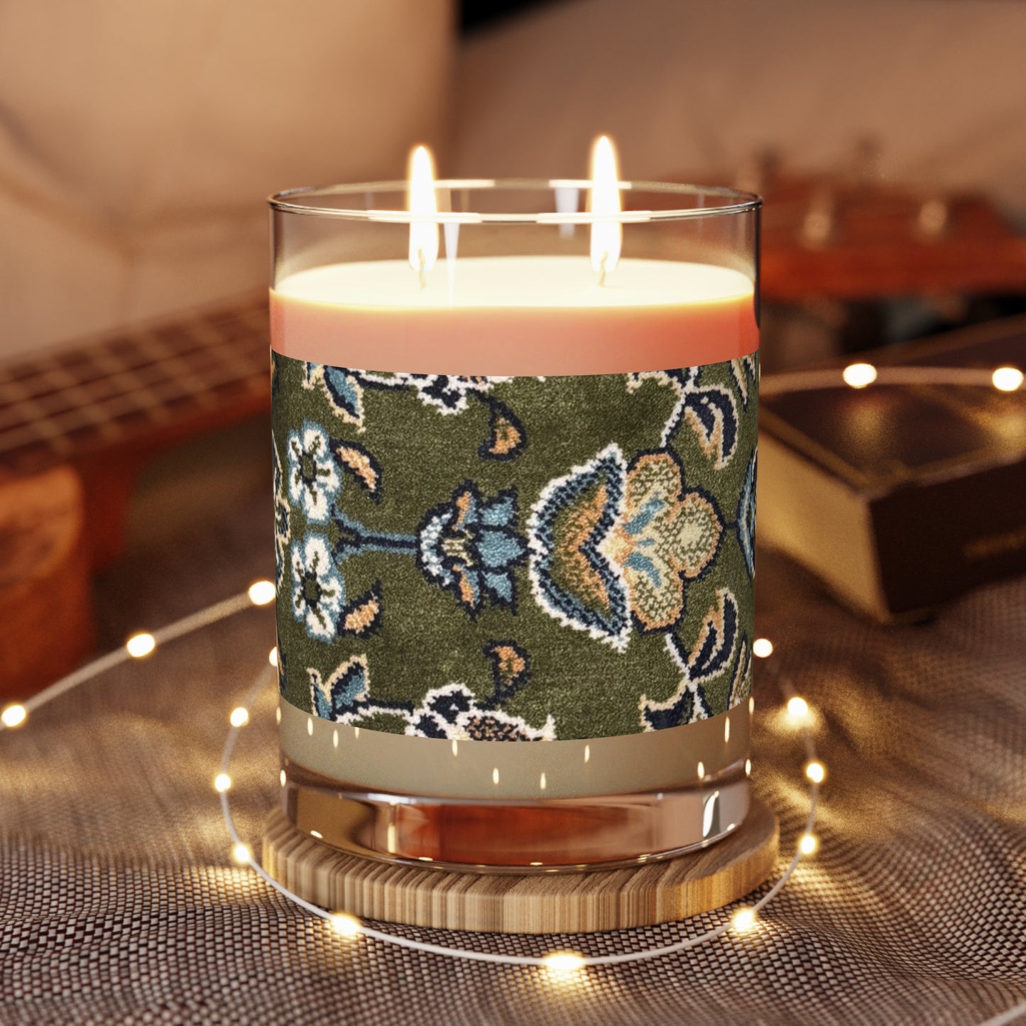 Rawdah Elegant Scented Candle - 11oz Soy Wax, Perfect for Home Decor & Gifts