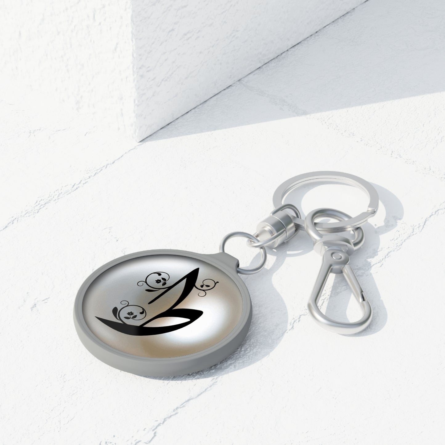 Taa “T’” “ط “ Arabic monogram charm/ key ring - Perfect Gift