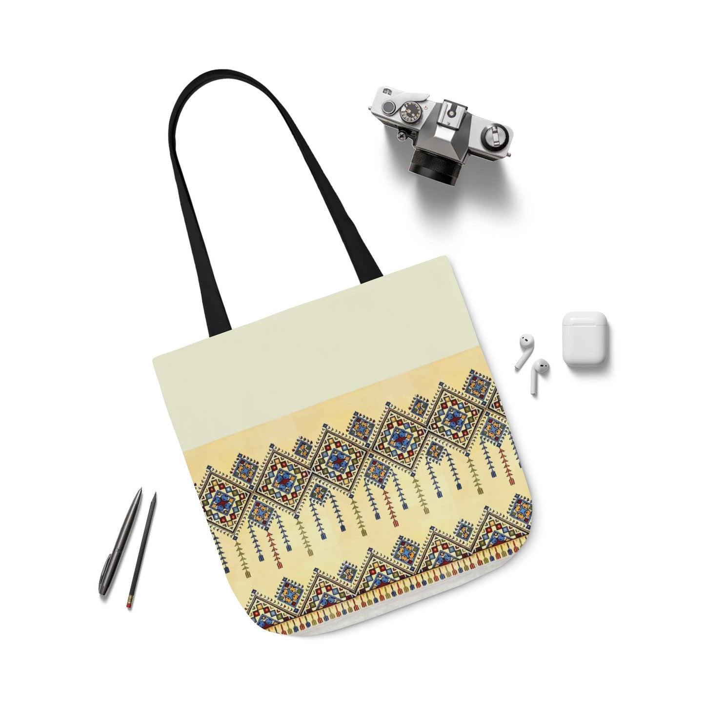 Tatriz Design Tote Bag, 2-Color Straps