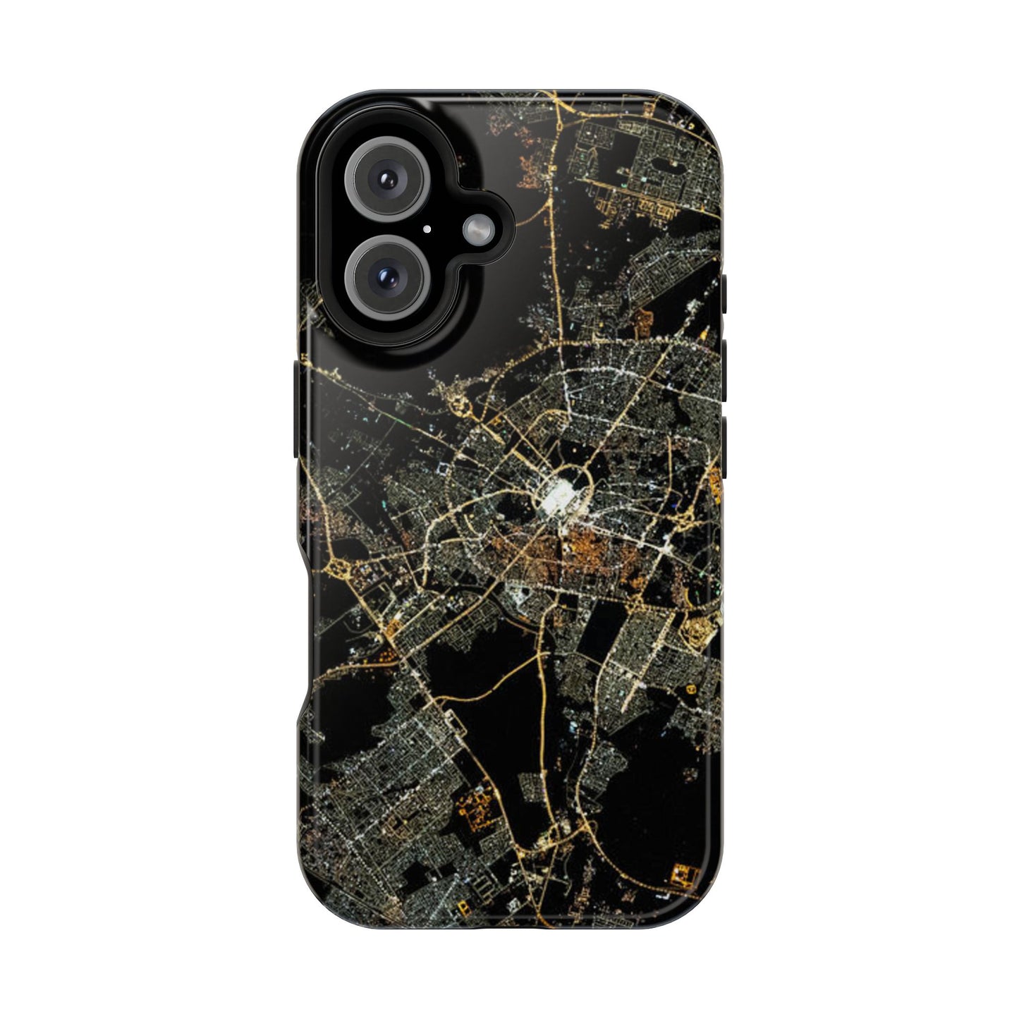 Al Madina Munawarah from Space - City of Lights- Iphone Magnetic Tough Cases