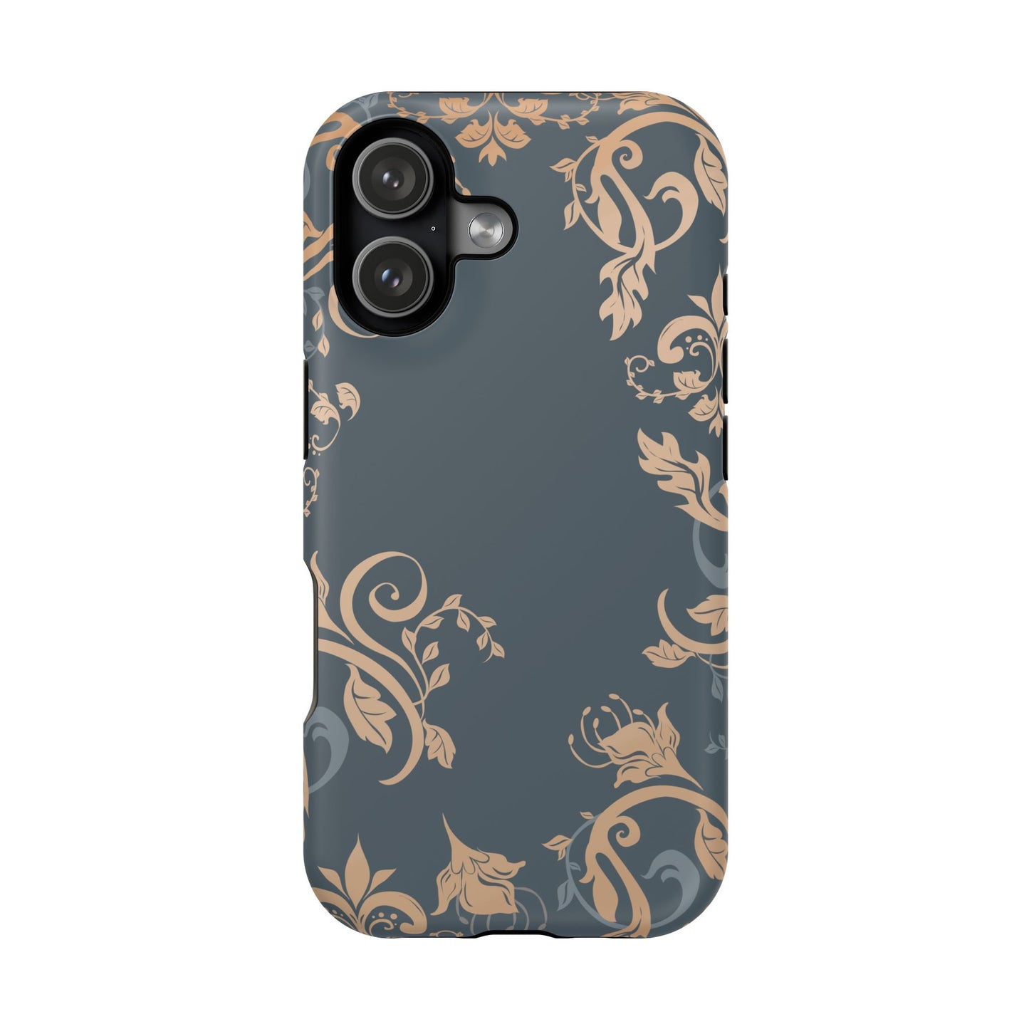 Gold flowers Iphone Magnetic Tough Cases