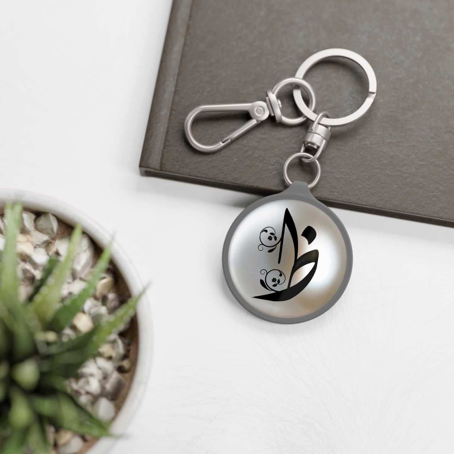 Tha “Th” “ظ“ Arabic monogram charm/ key ring - Perfect Gift