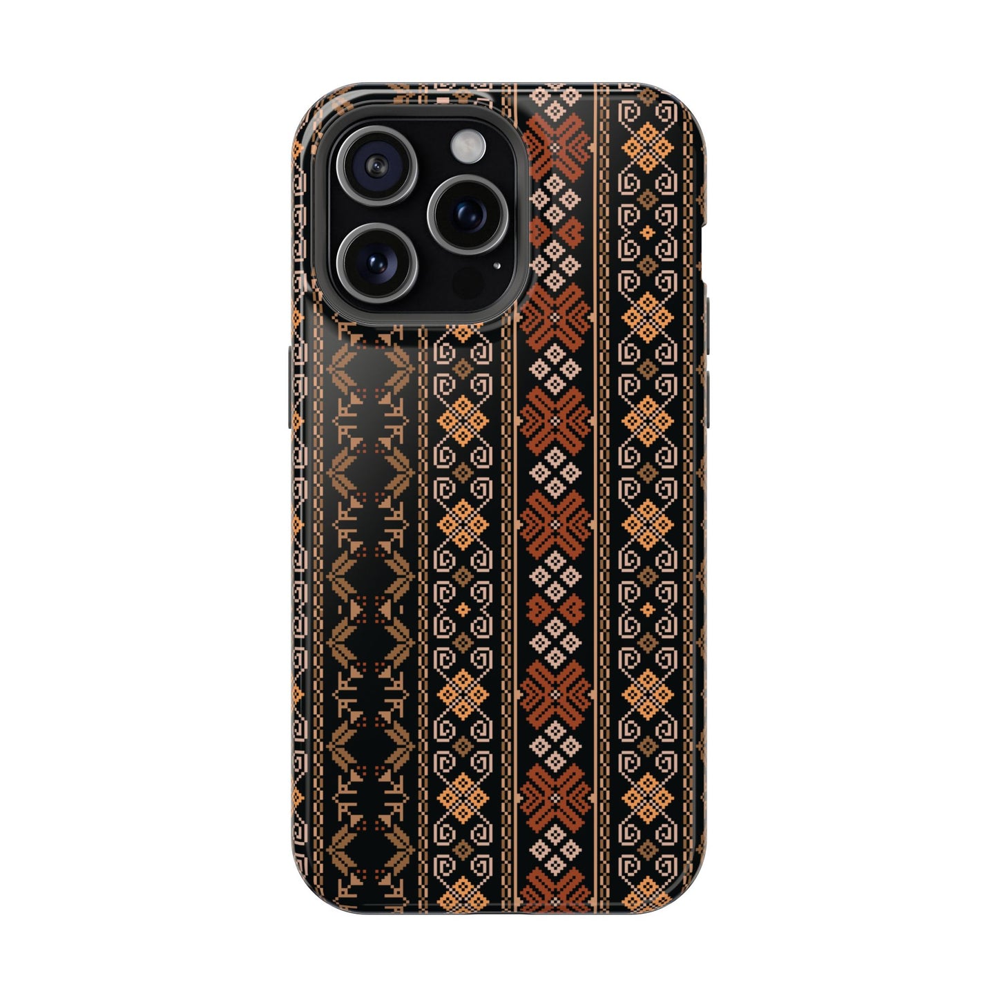 Floral Tatriz geometric Design - Iphone Magnetic Tough Case