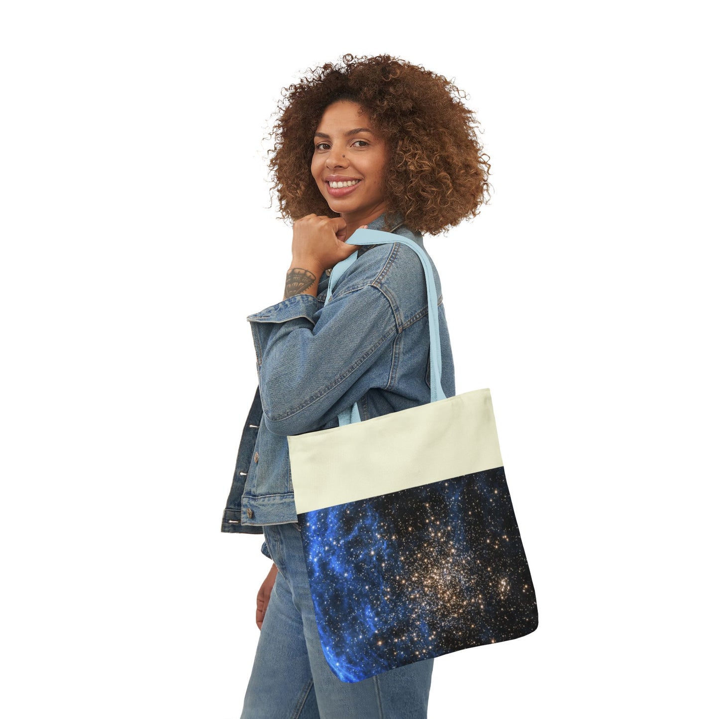 Star Cluster NGC 1850 Tote Bag, 3-Color Straps