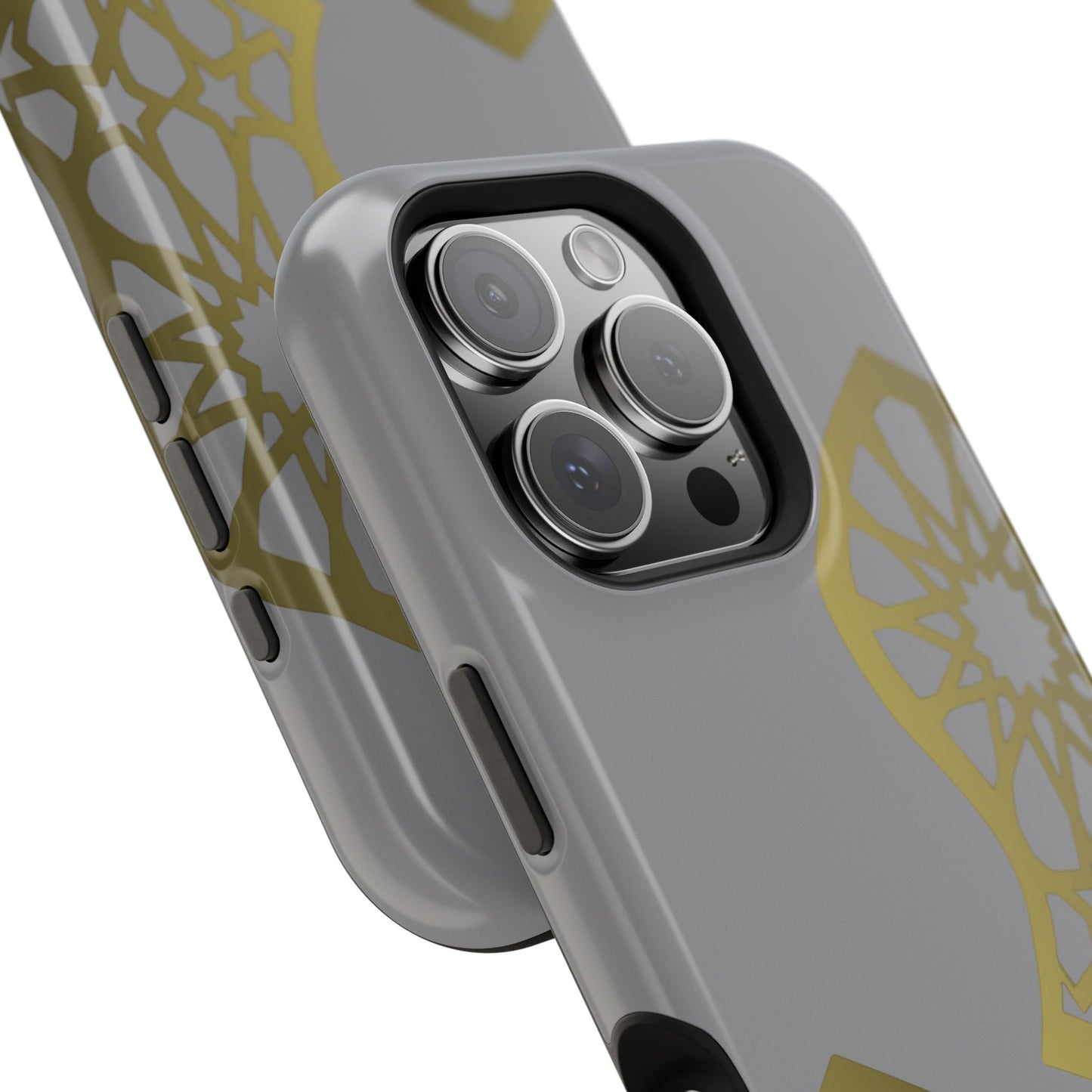 Grey and Gold Sandala Design Iphone Magnetic Tough Cases