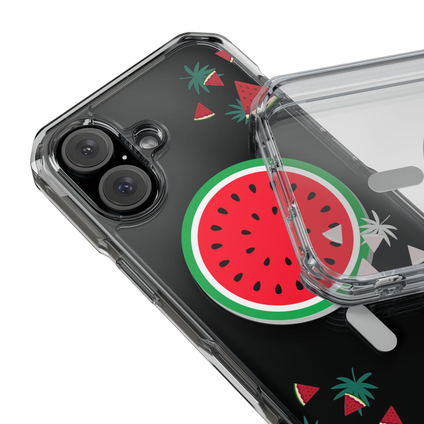 Watermelon 🍉 Magnetic Clear Phone Case - Clear Impact Case