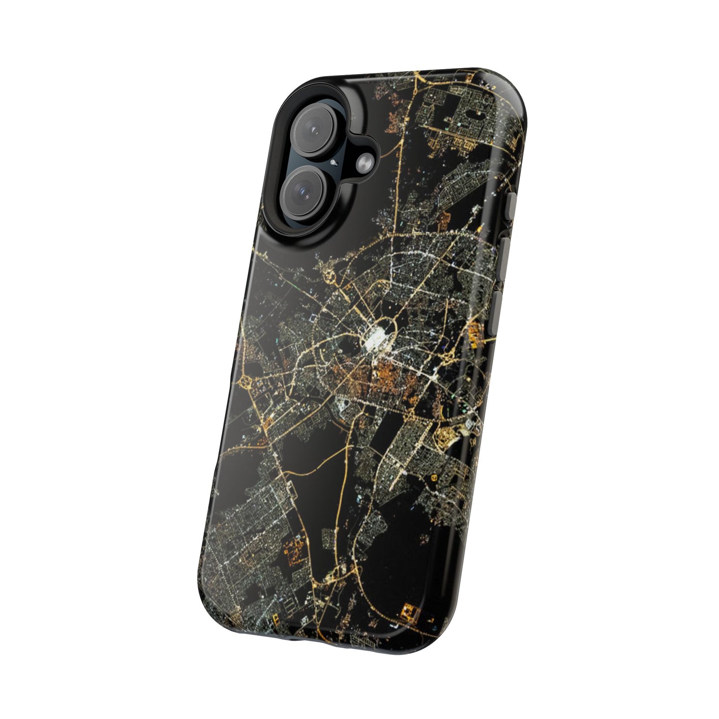 Al Madina Munawarah from Space - City of Lights- Iphone Magnetic Tough Cases