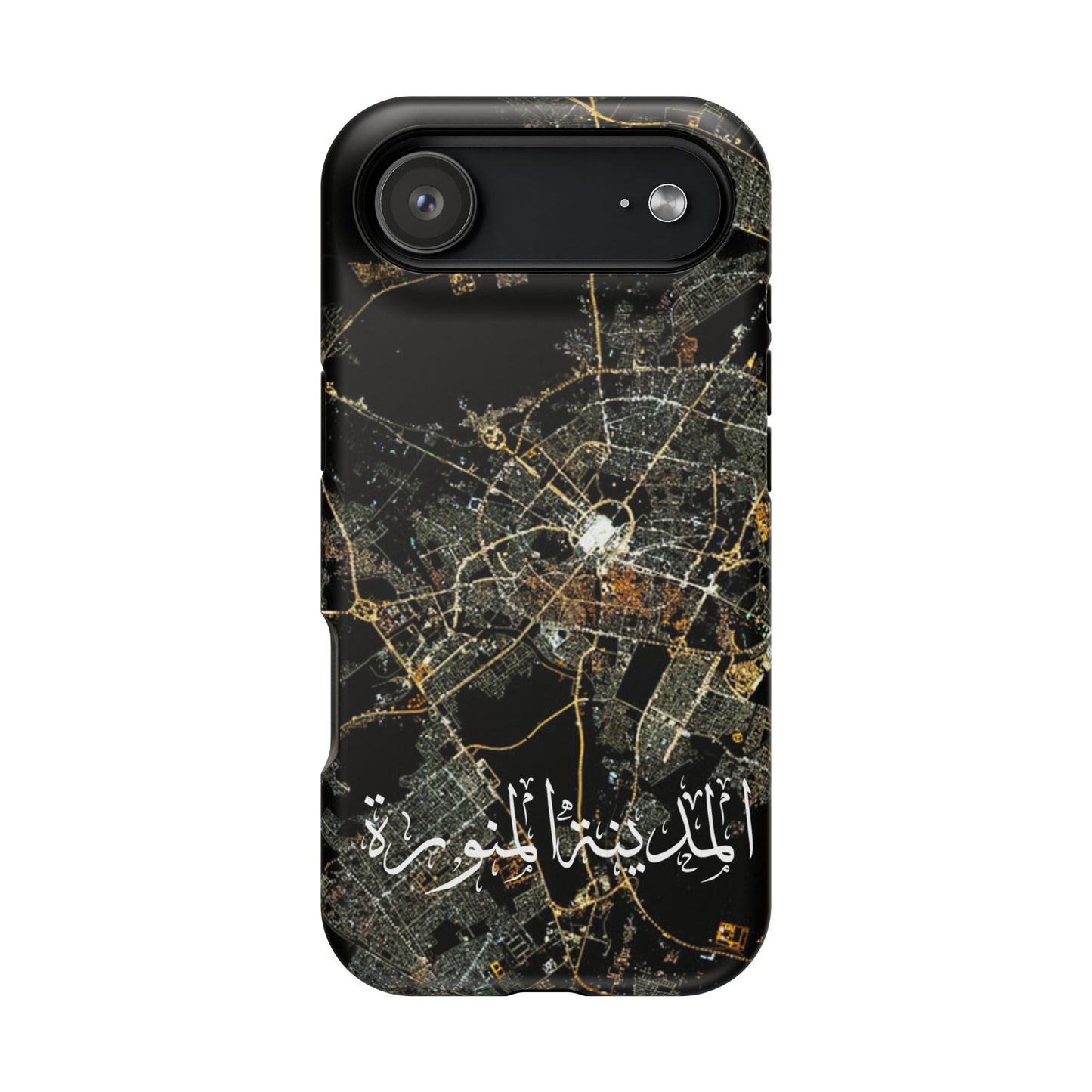 Al Madina Munawarah from Space - City of Lights- Iphone Magnetic Tough Cases