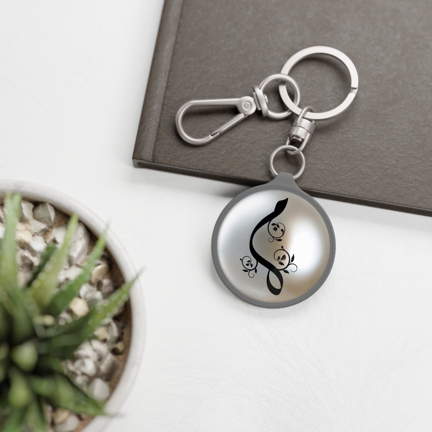 Meem “M” “م“ Arabic monogram charm/ key ring - Perfect Gift