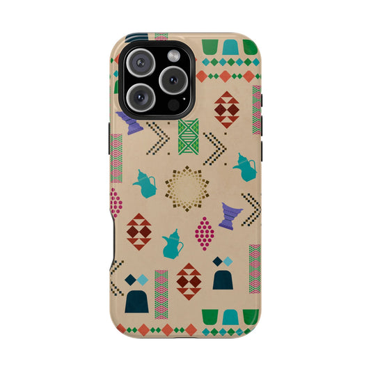 Arabian symbols Design - Iphone Magnetic Tough Case