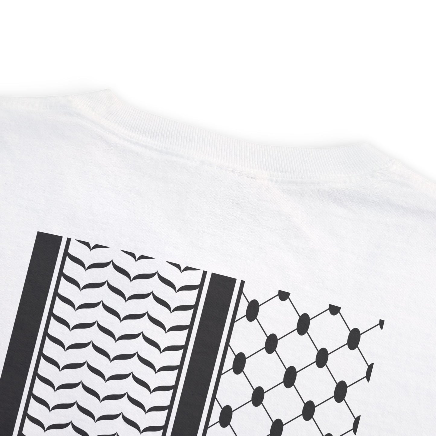Hattah Black and White Stylish Graphic Pocket T-Shirt | Unisex| More Colors