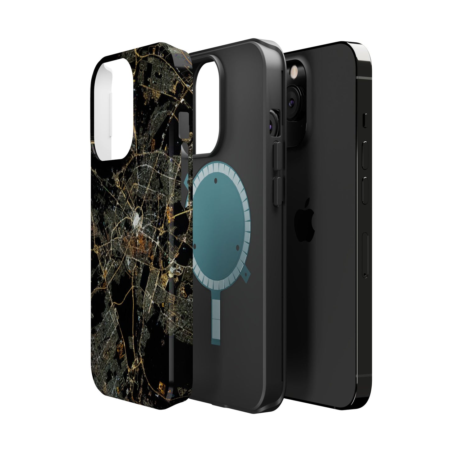 Al Madina Munawarah from Space - City of Lights- Iphone Magnetic Tough Cases