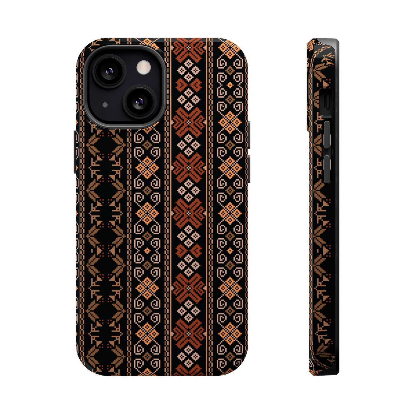 Floral Tatriz geometric Design - Iphone Magnetic Tough Case