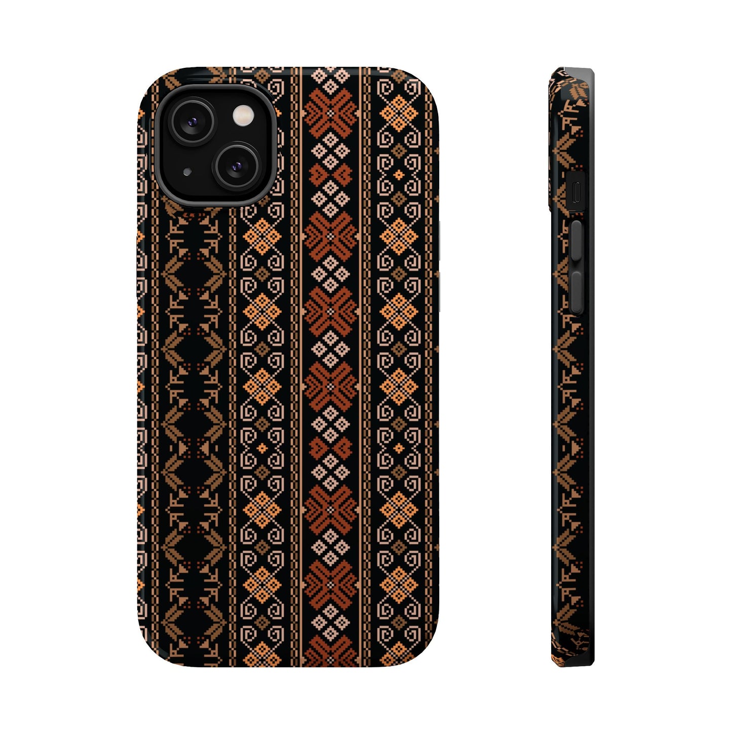 Floral Tatriz geometric Design - Iphone Magnetic Tough Case