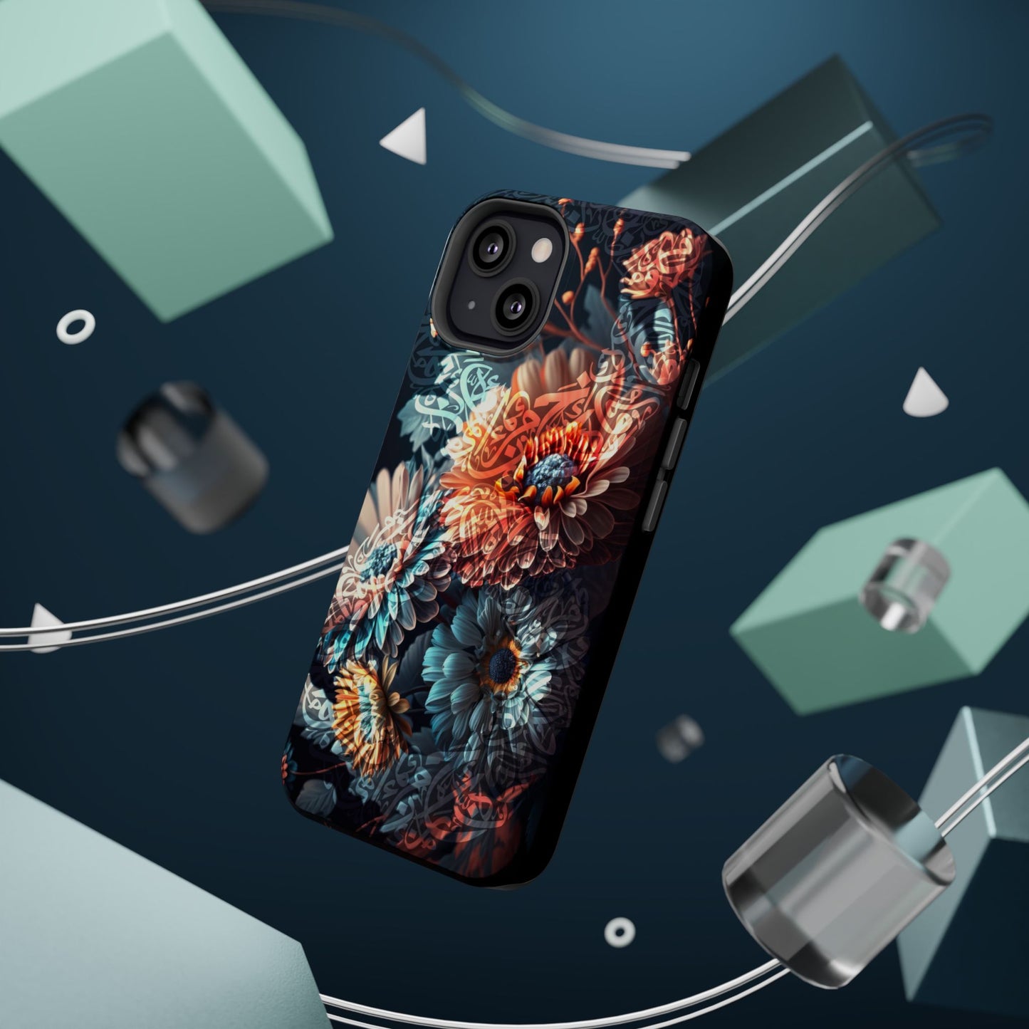 Arabian Wild Flowers 🌺 Iphone Magnetic Tough Case