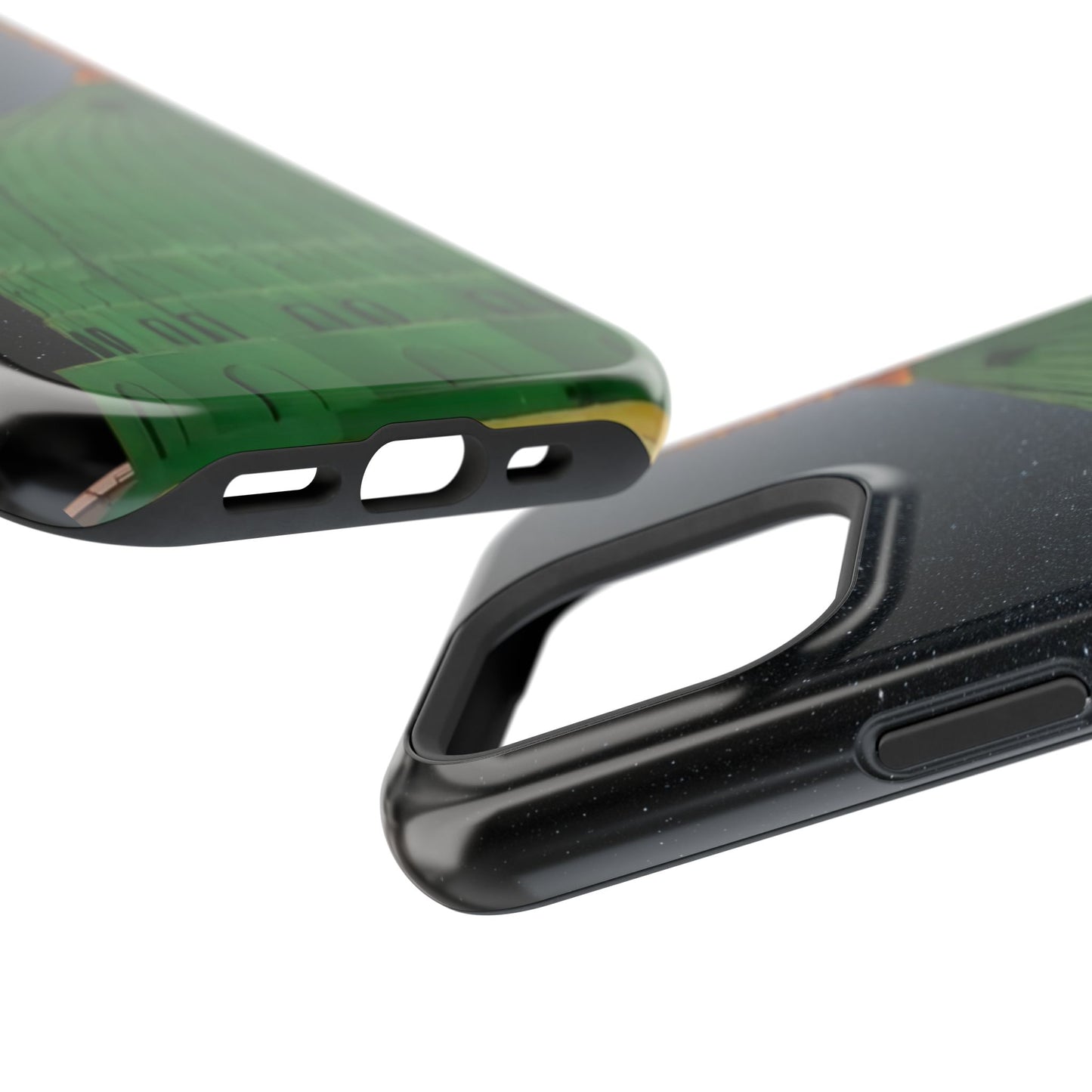 Green Dome  Design Iphone Magnetic Tough Cases