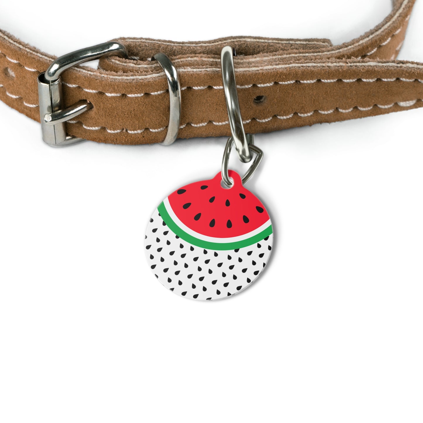 Watermelon Pet Tag, Personalized Cat/Dog Tag, Cat/Dog ID Tag, Unique Pet Accessory, Pet Gift Idea, Stylish Pet ID