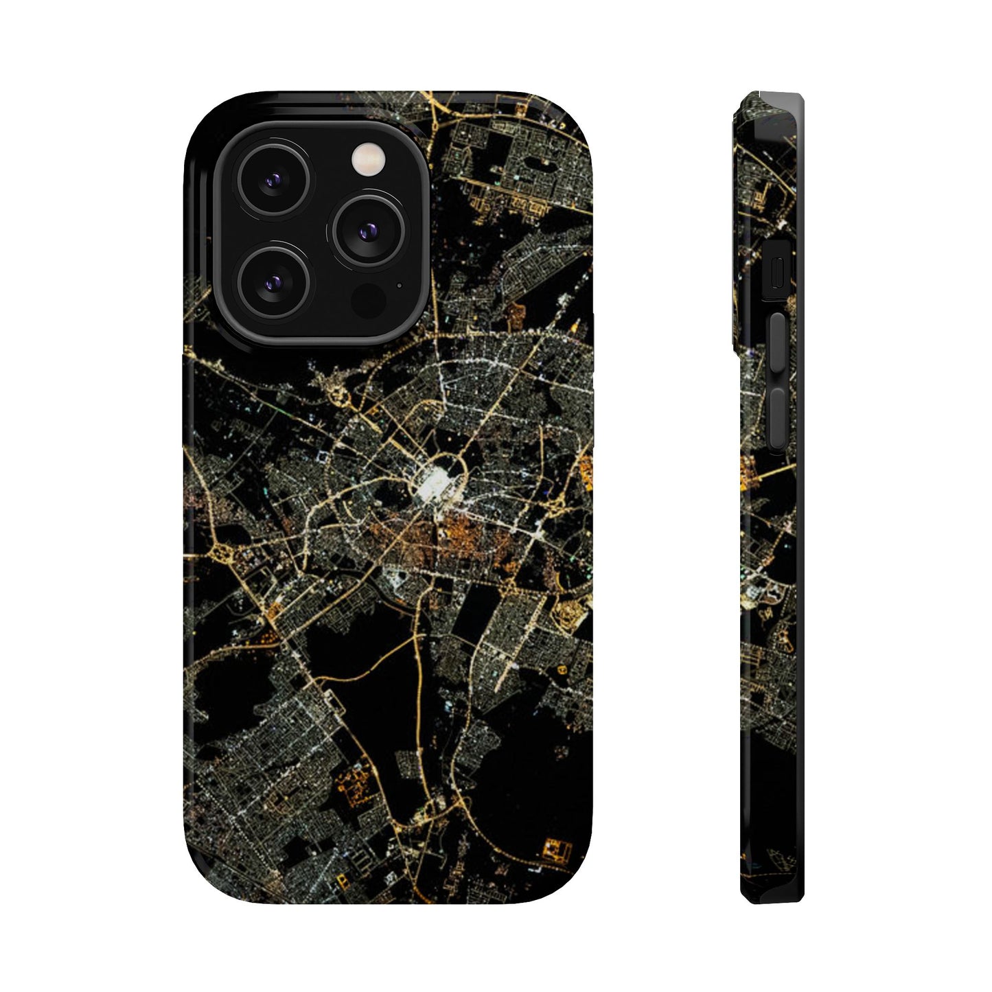 Al Madina Munawarah from Space - City of Lights- Iphone Magnetic Tough Cases