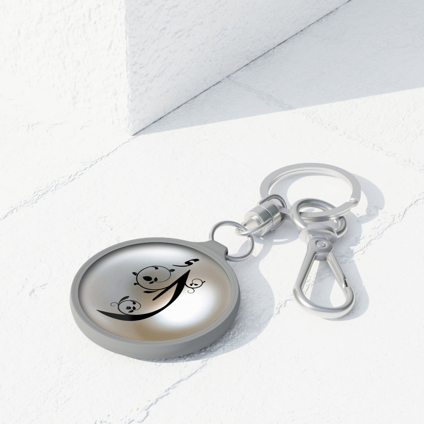 Alif “أ “ Arabic monogram charm/ key ring - Perfect Gift