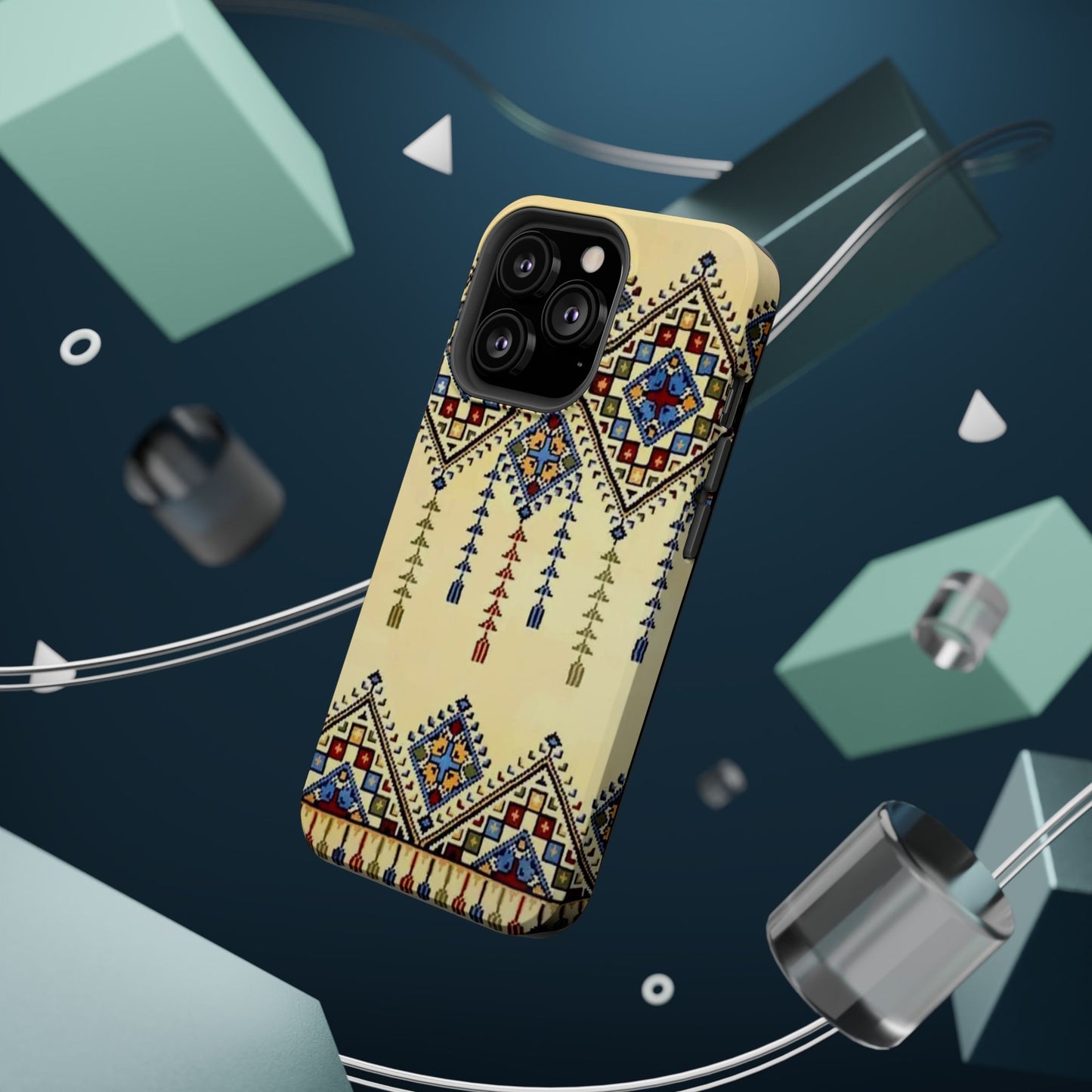 Tatreez Pattern - Iphone Magnetic Tough Cases