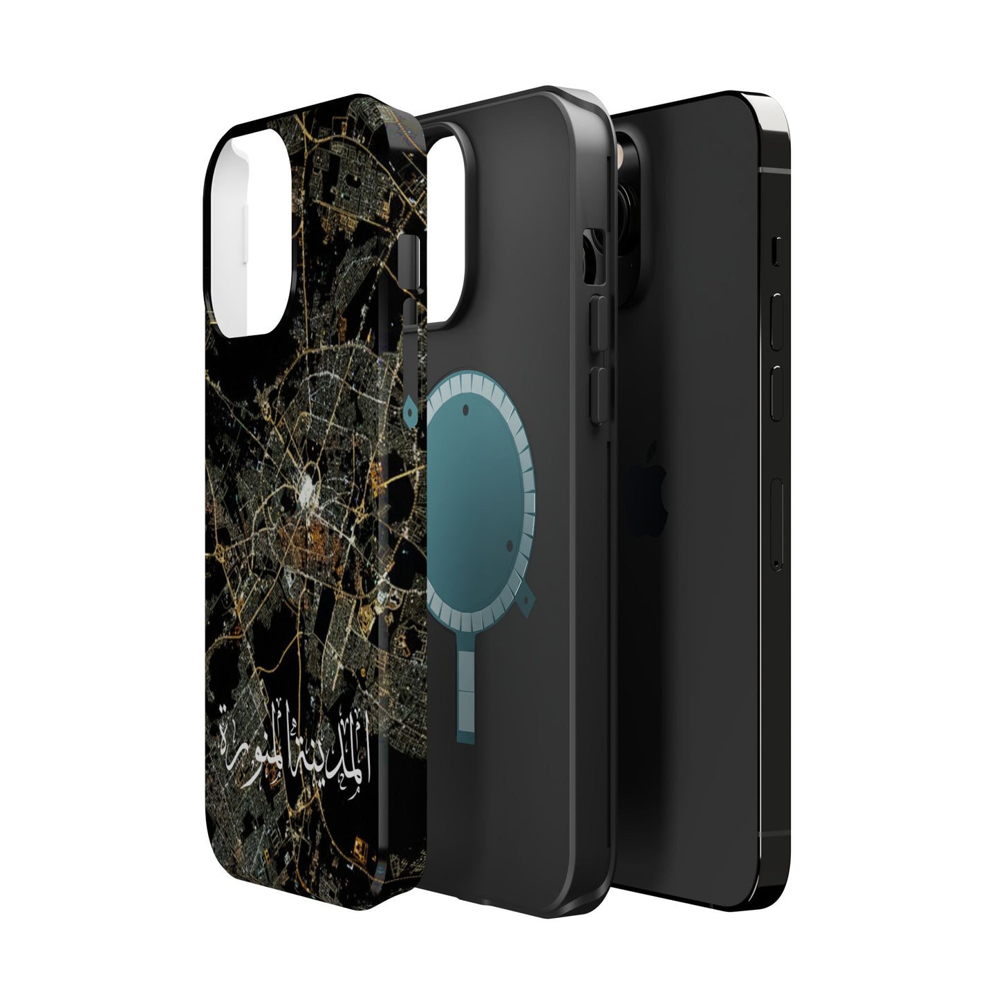 Al Madina Munawarah from Space - City of Lights- Iphone Magnetic Tough Cases