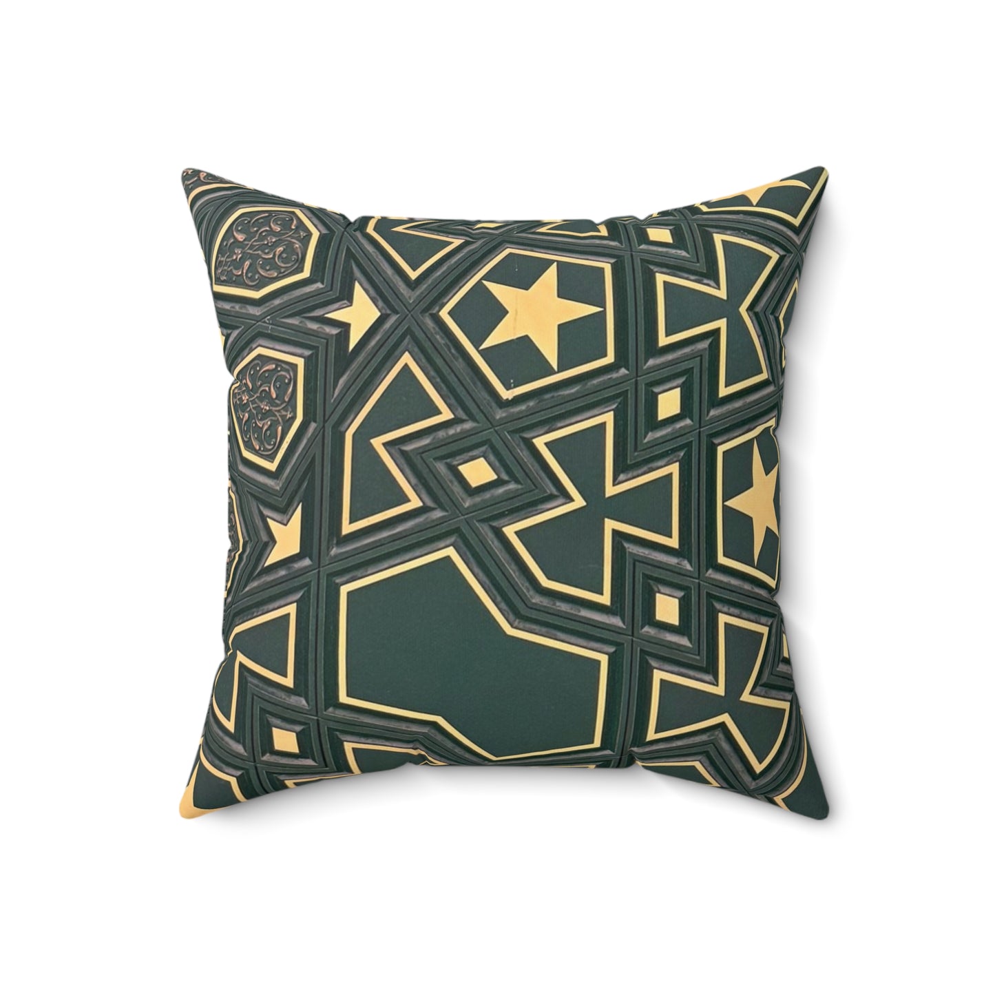Masjid Al Haram Suede Square Pillow
