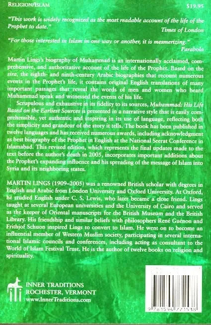 Muhammad (S): His Life Based on the Earliest Sources