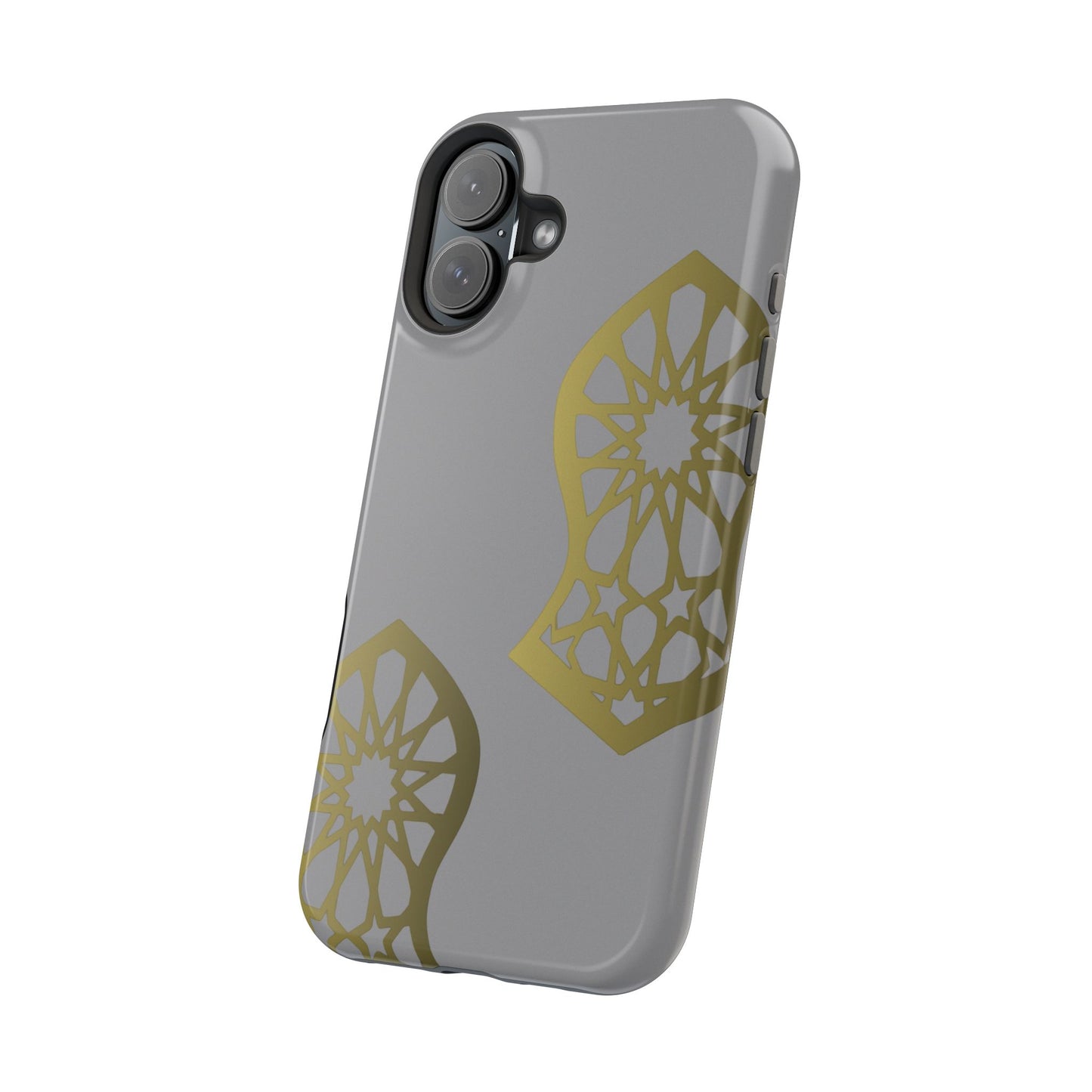 Grey and Gold Sandala Design Iphone Magnetic Tough Cases