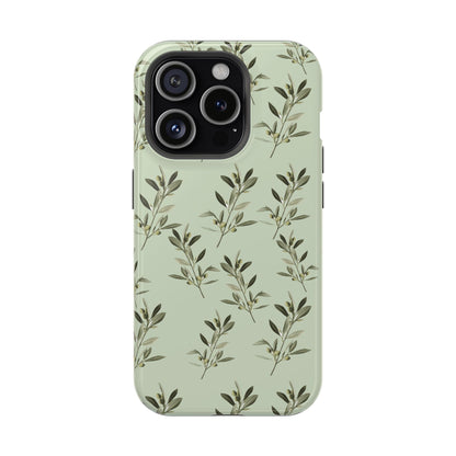 Olive 🫒 branches  - Iphone Magnetic Tough Case