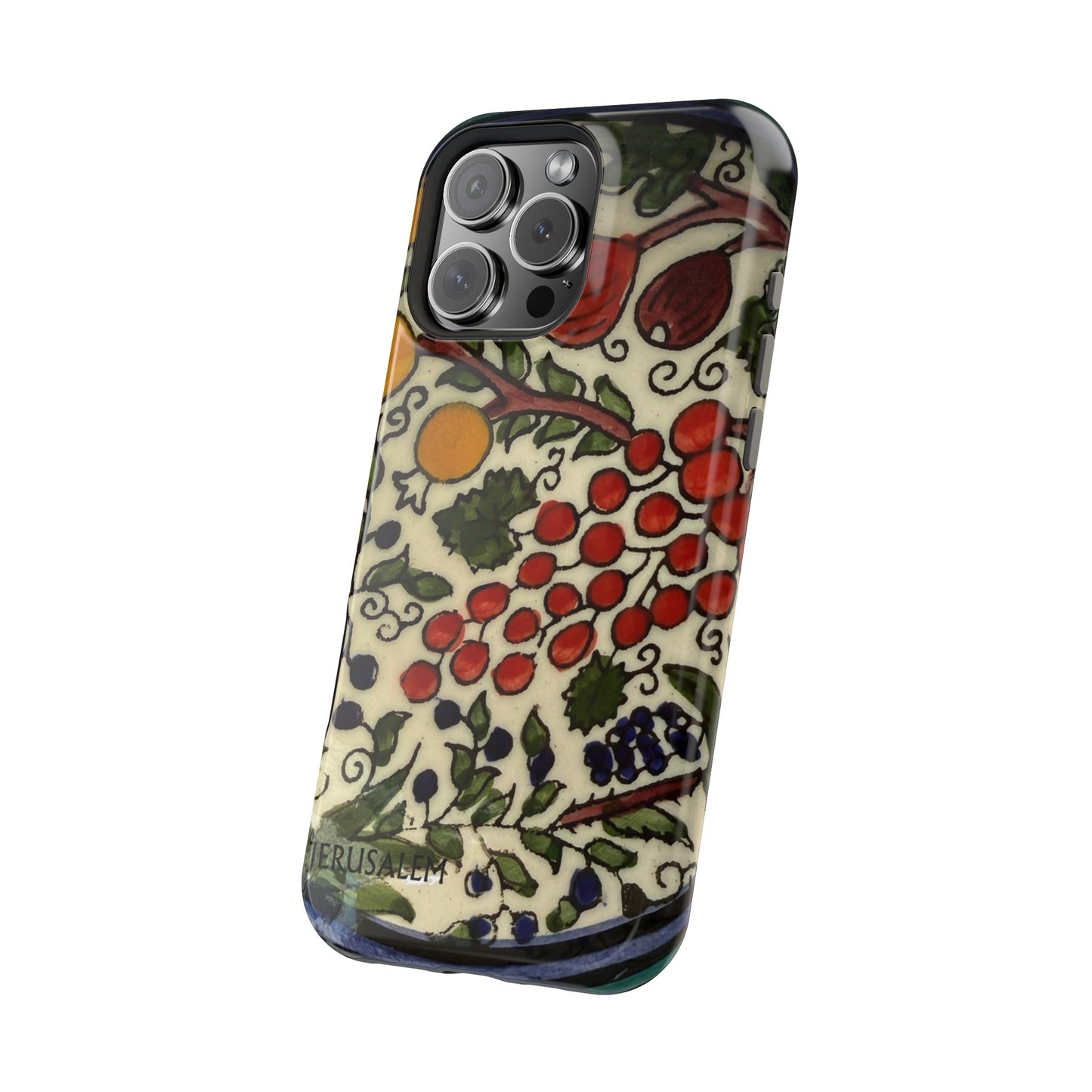 Jerusalem City Fruits Design Iphone Magnetic Tough Case