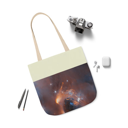 New-Born Star Canvas Tote Bag, 3-Color Straps
