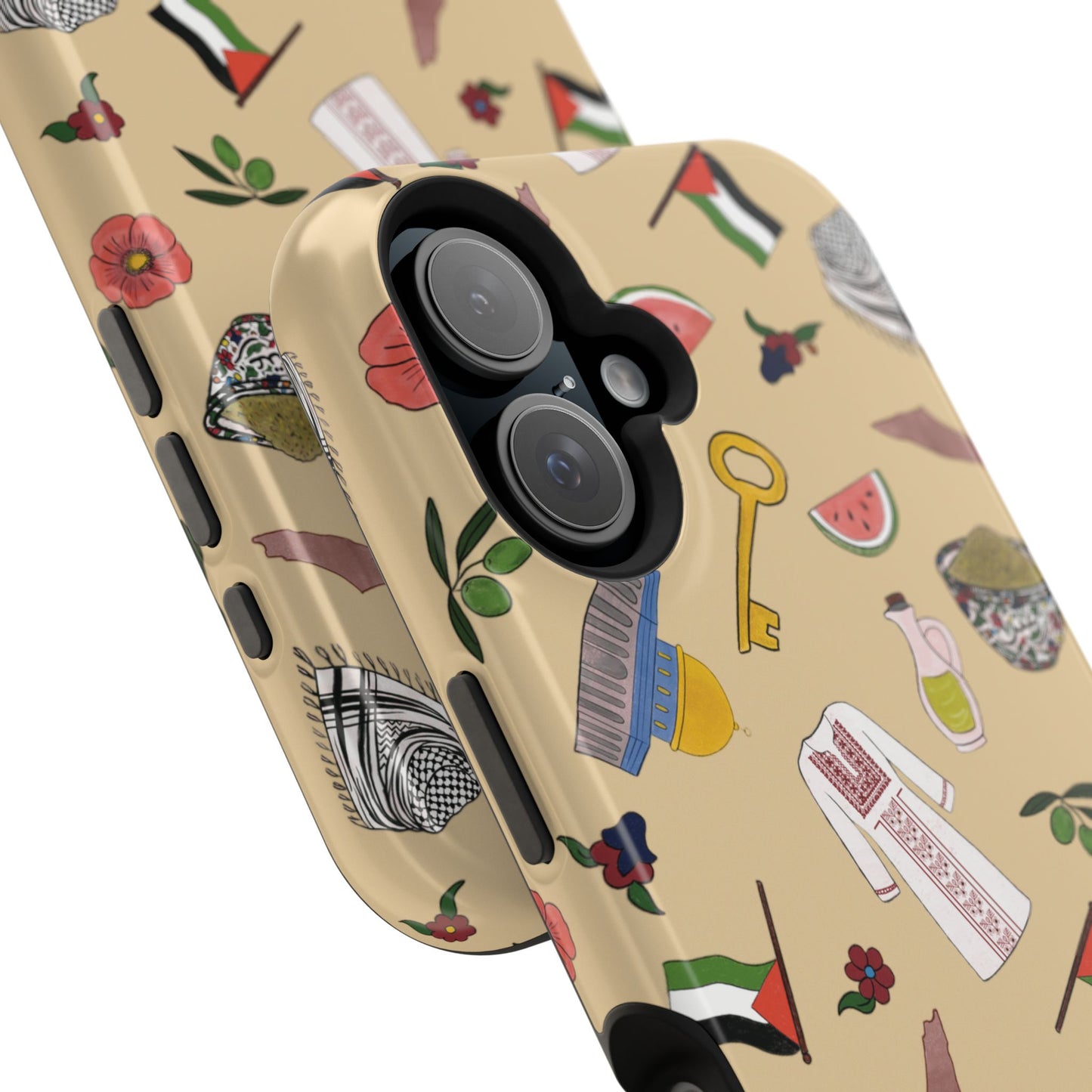 Palestinians Symbols Design - Iphone Magnetic Tough Case