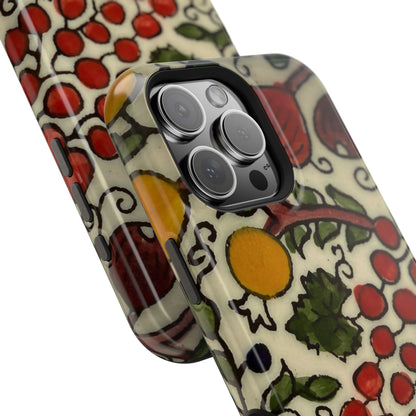 Jerusalem City Fruits Design Iphone Magnetic Tough Case