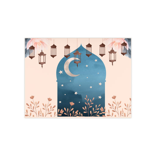 Ceramic Tile — Ramadan Moon & Lantern Decorative Keepsake