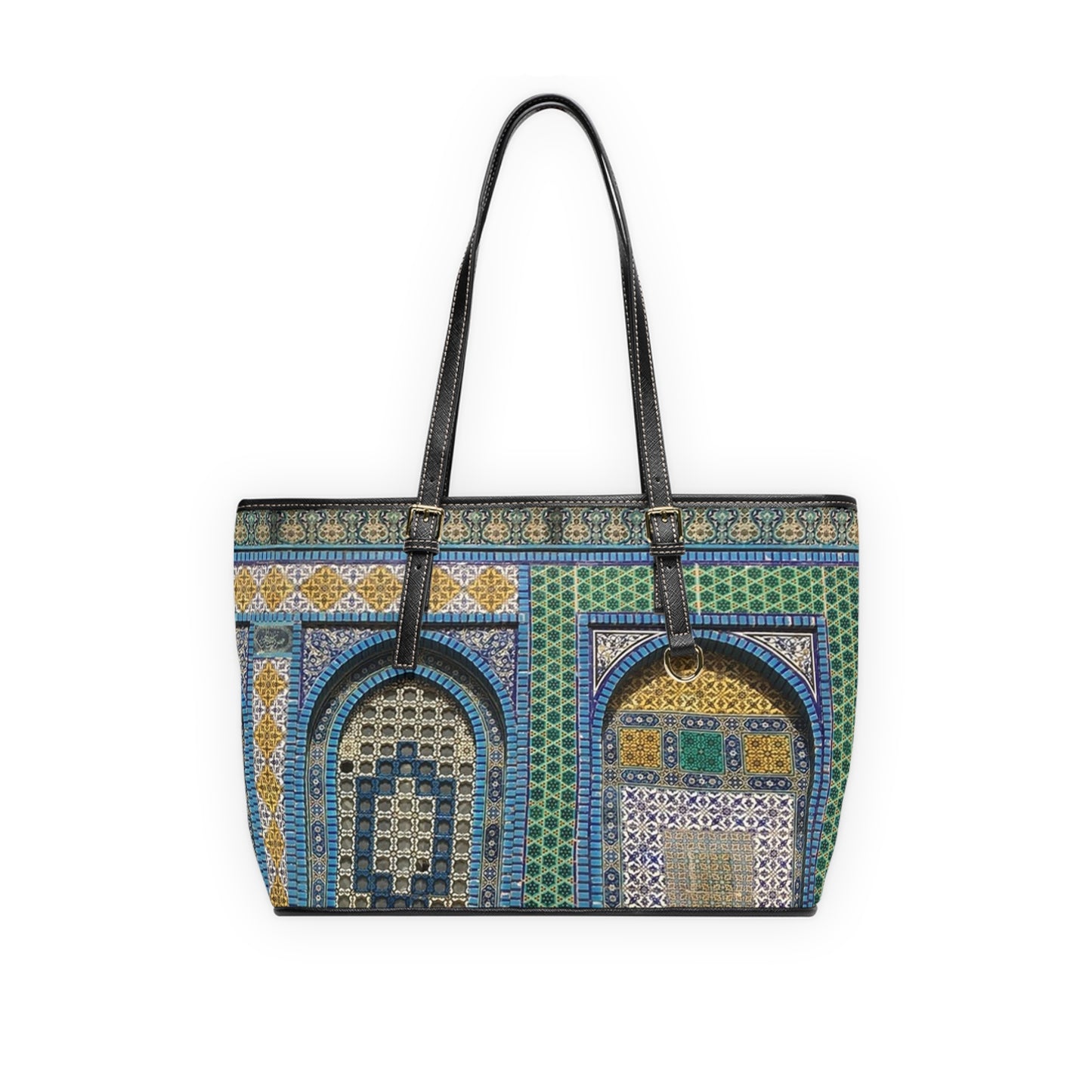 Aqsa Pattern Leather Shoulder Bag