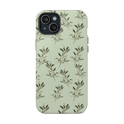 Olive 🫒 branches  - Iphone Magnetic Tough Case