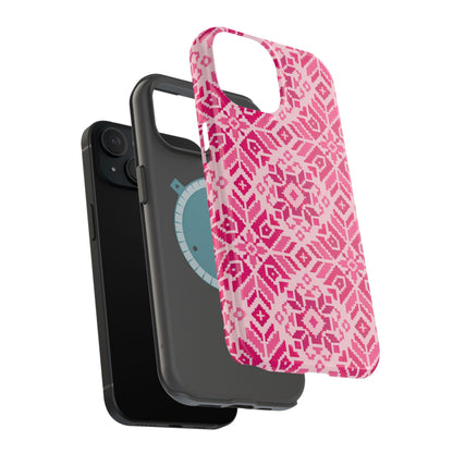 Pink Tatriz  Design - Iphone Magnetic Tough Case