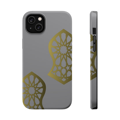 Grey and Gold Sandala Design Iphone Magnetic Tough Cases