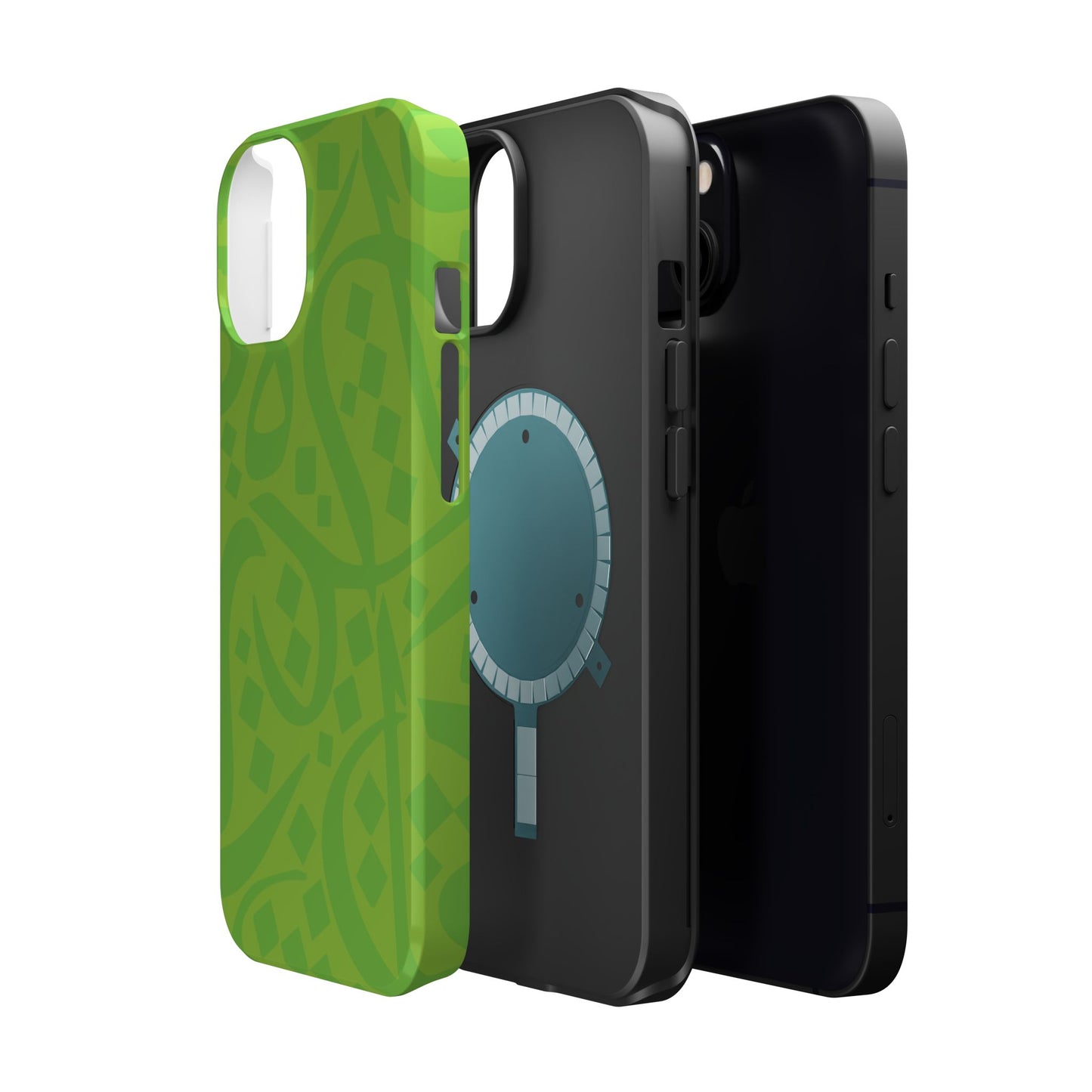 Green calligraphy Design - Iphone Magnetic Tough Case