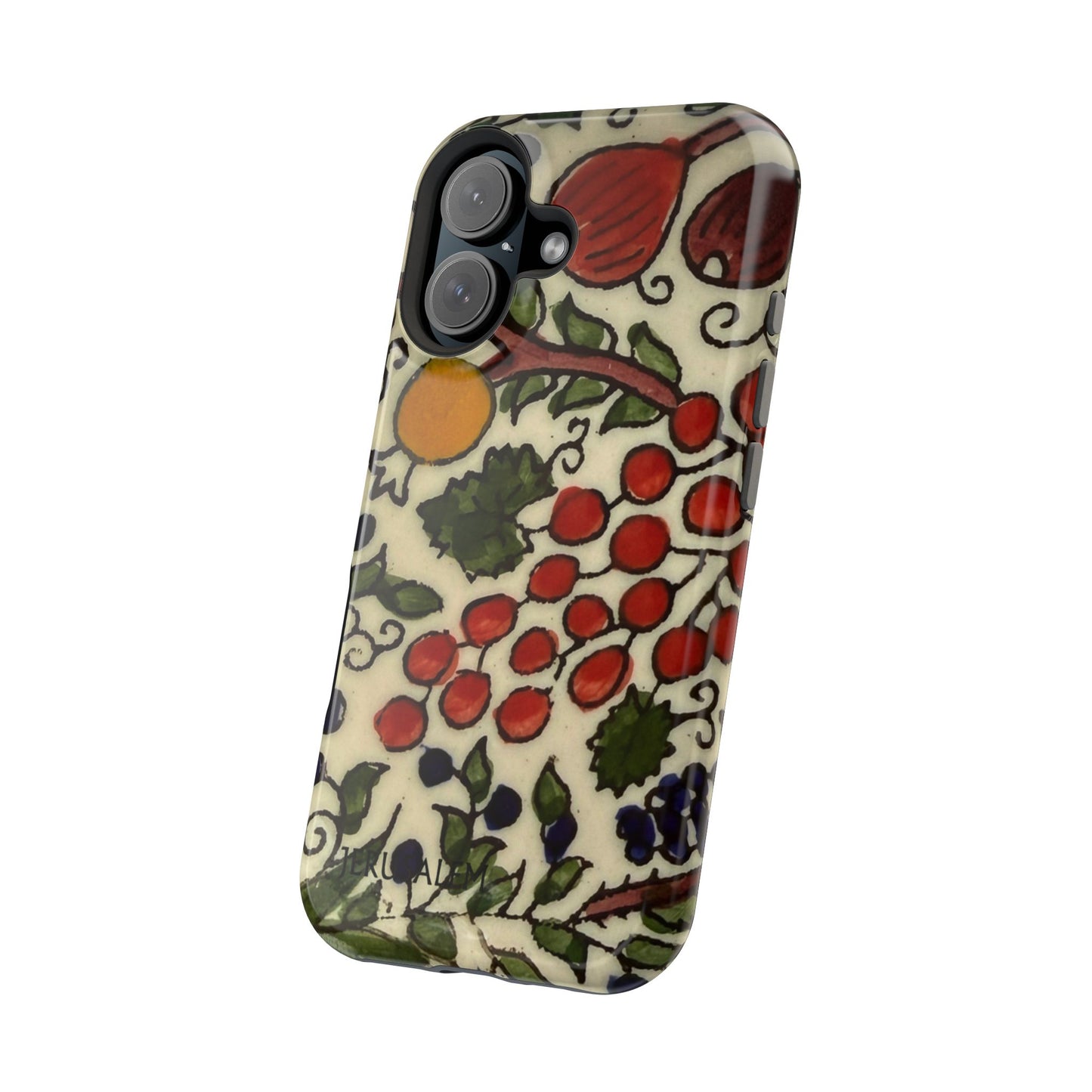 Jerusalem City Fruits Design Iphone Magnetic Tough Case