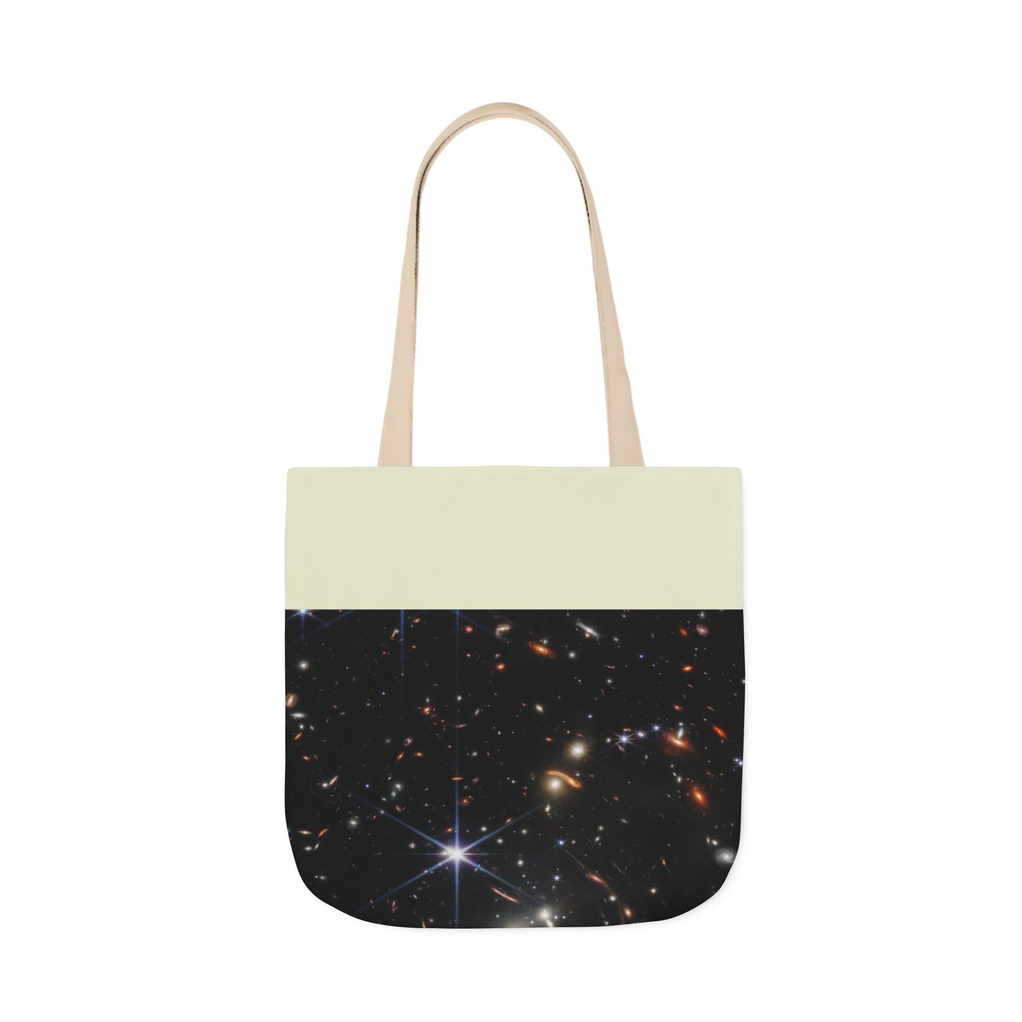 Deep Space Early Universe Canvas Tote Bag, 3-Color Straps