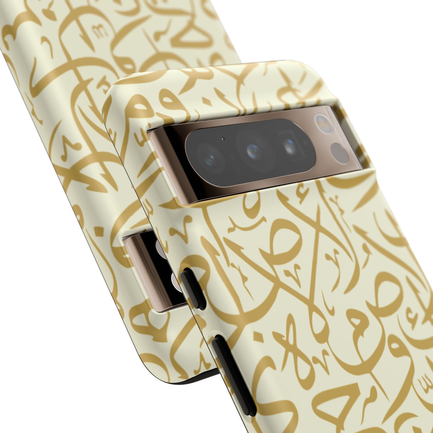 Beige and Gold Arabic Calligraphy Google and Samsung Tough Cases