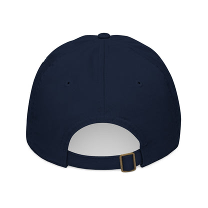 Golden Sandala Organic Embroidered Cap, Eco-Friendly Gift, Outdoor Fashion, Summer Accessory, Unique Headwear