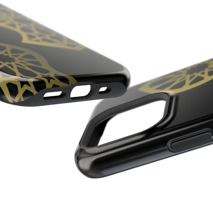 Grey and Gold Sandala Design Iphone Magnetic Tough Cases